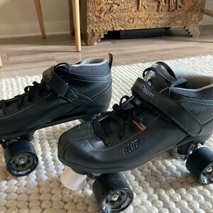 Men’s Quad Skates, Size 11, Black